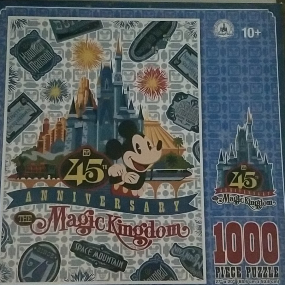 Disney 45th Anniversary Magic Kingdom Puzzle